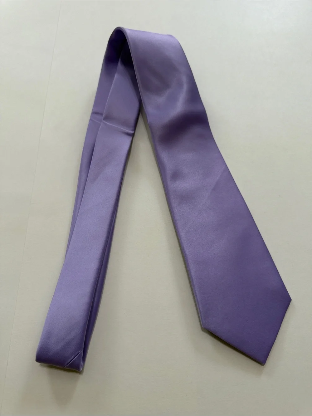 Lavender Satin Tie Set for Men